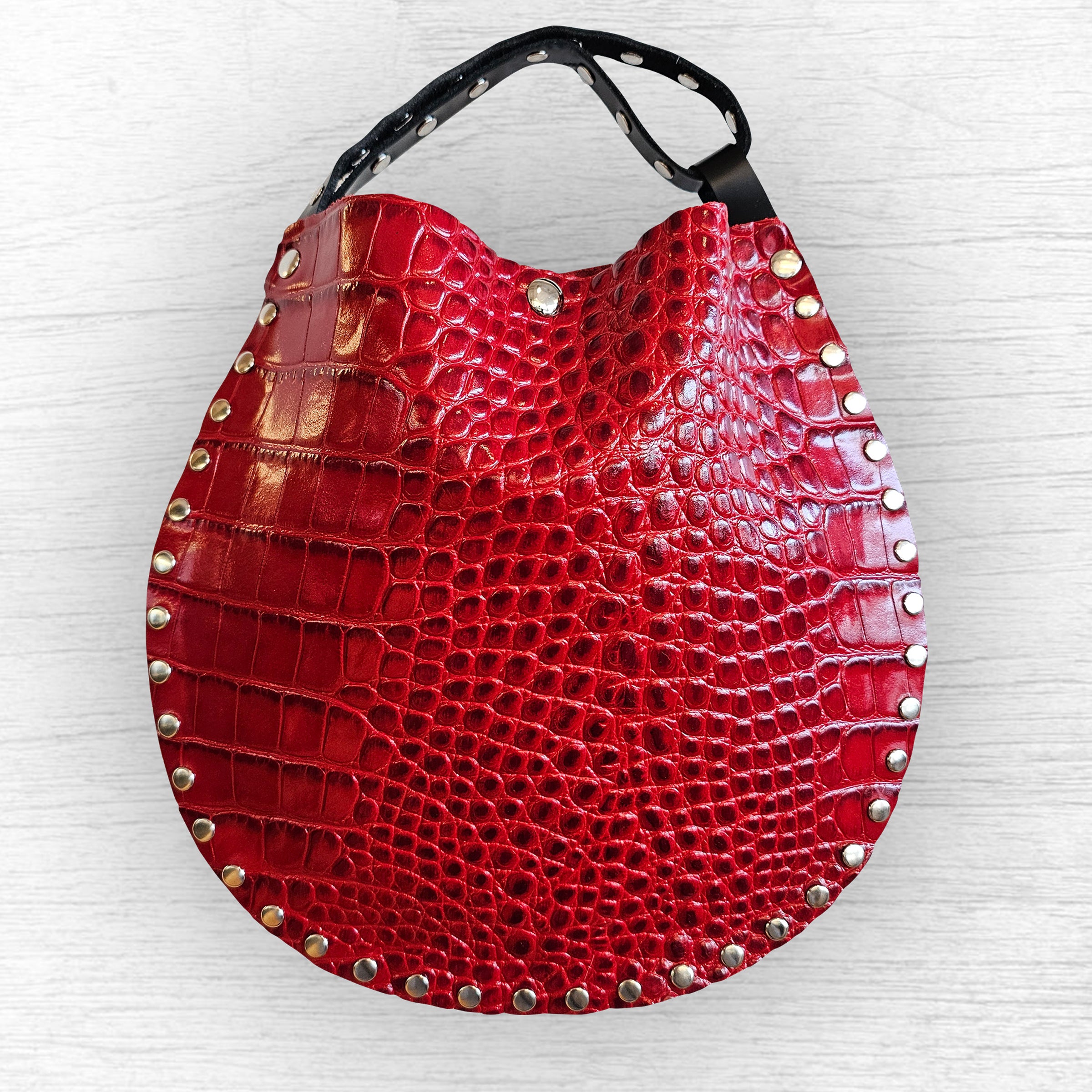Croc-Embossed Wristlet Set